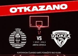 Otkazano Čelik Igokea OKK