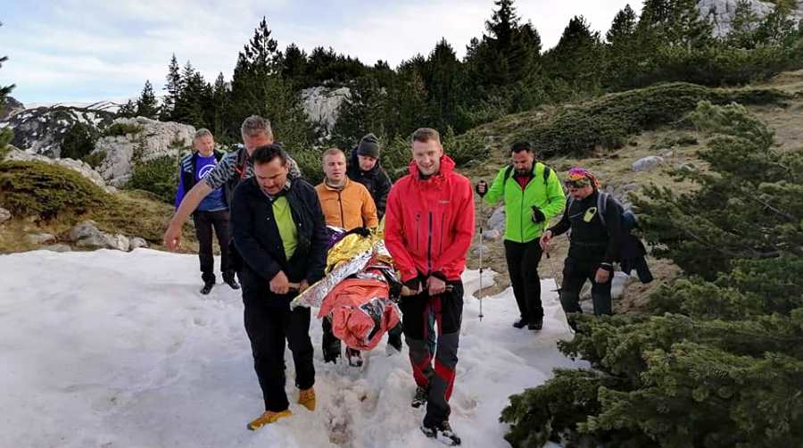 Članica Vedra se povrijedila na Čvrsnici, pomogli joj članovi GSS Zenica i Jablanica