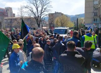 Protest rudara u Zenici