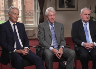 Tony Blair, Bill Clinton I Bertie Ahern