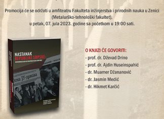 Promocija Knjige NASTANAK REPUBLIKE SRPSKE Zenica