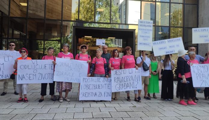 Protest Teško Oboljelih Pacijenata U Sarajevu