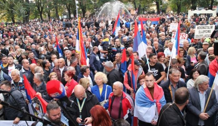 Protest Opozicije U RS U