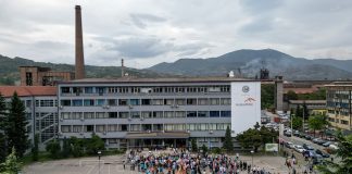 Protest Radnika ArcelorMittala Zenica Ispred Glavne Direkcije