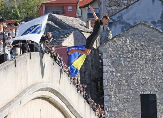 Godisnjica Rusenje Stari Most Mostar Skokovi Foto Fena (Nova)