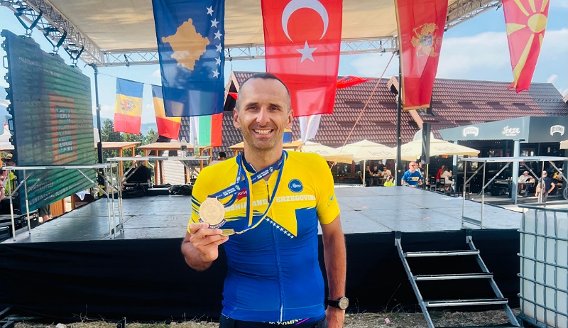 Vedad Karić Seniorski Viceprvak Balkana U MTB Maratonu