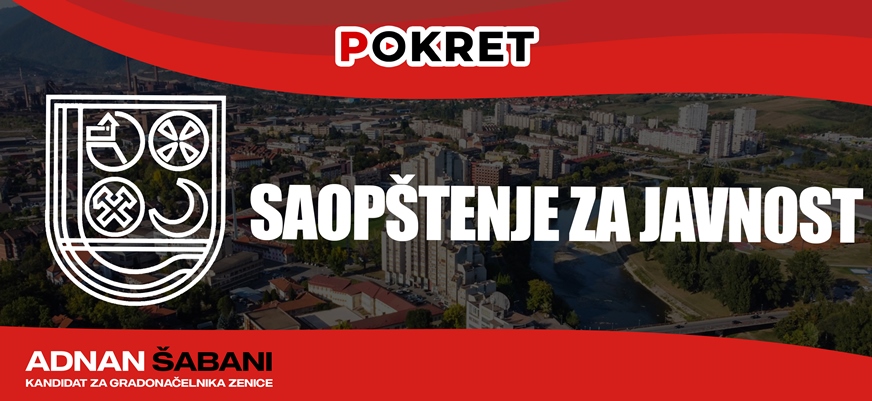 POKRET Saopštenje Za Javnost