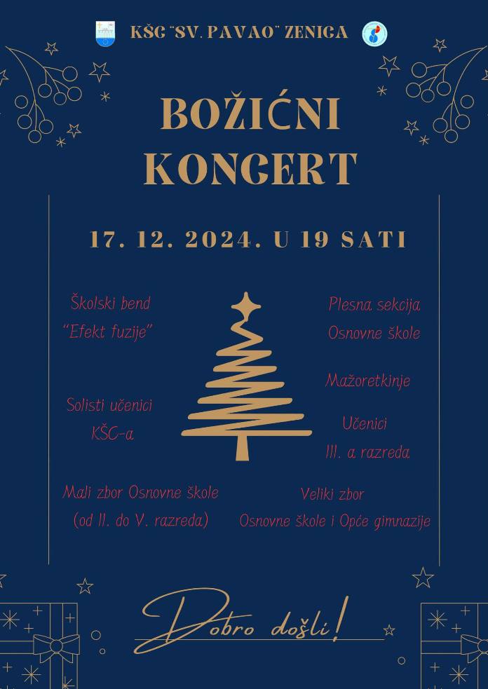 Plakat Božićni Koncert