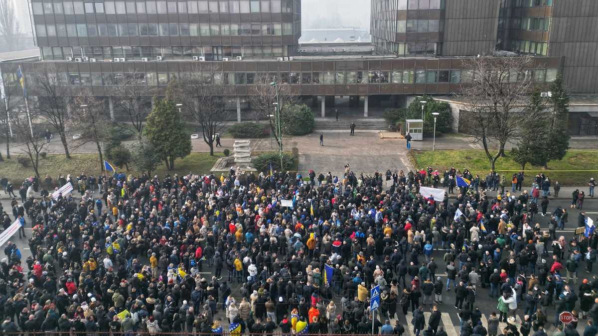 Protesti Privrednika U Sarajevu