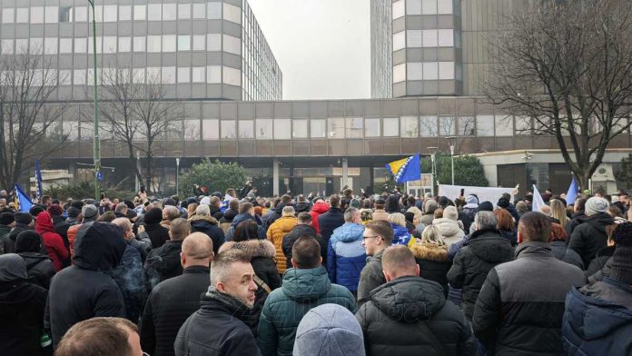 Protesti Privrednika U Sarajevu