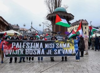 Šetnja Za Palestinu U Sarajevu