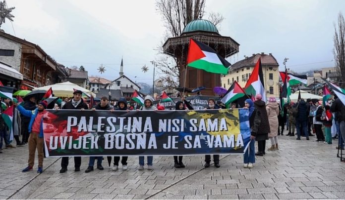 Šetnja Za Palestinu U Sarajevu