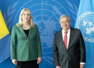 Antonio Guterres I Željka Cvijanović